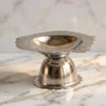 Stainless Steel Traditional Puja Diya Stand  (1 Pc) - Image 4