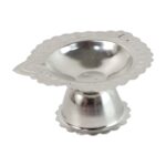 Stainless Steel Traditional Puja Diya Stand  (1 Pc) - Image 5