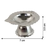 Stainless Steel Traditional Puja Diya Stand  (1 Pc) - Image 6