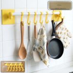 Wall-Mounted Multipurpose Kitchen & Utility Hanging Rack (2 Pc Set)