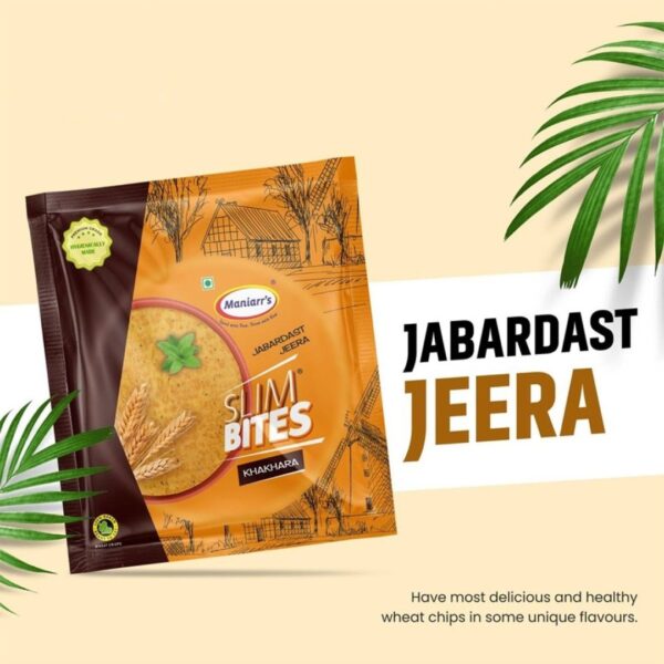 Maniarr's Jeera Khakhra Wheat Chips 195g