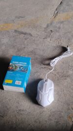 USB Wired Mouse, Gaming Mouse Colorful / Lighting Luminous  (1 Pc / Wihte) - Image 7