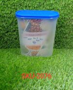 Modular Transparent Airtight Food Storage Container - 2000 ml - Fabric Detail by Nari Haat, Indian ethnic wear, women...
