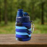 Silicone Foldable Water Bottle (1 Pc / 24 cm Foldable / 500 ML) - Image 7