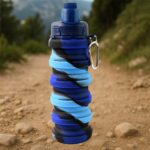 Silicone Foldable Water Bottle (1 Pc / 24 cm Foldable / 500 ML) - Image 4