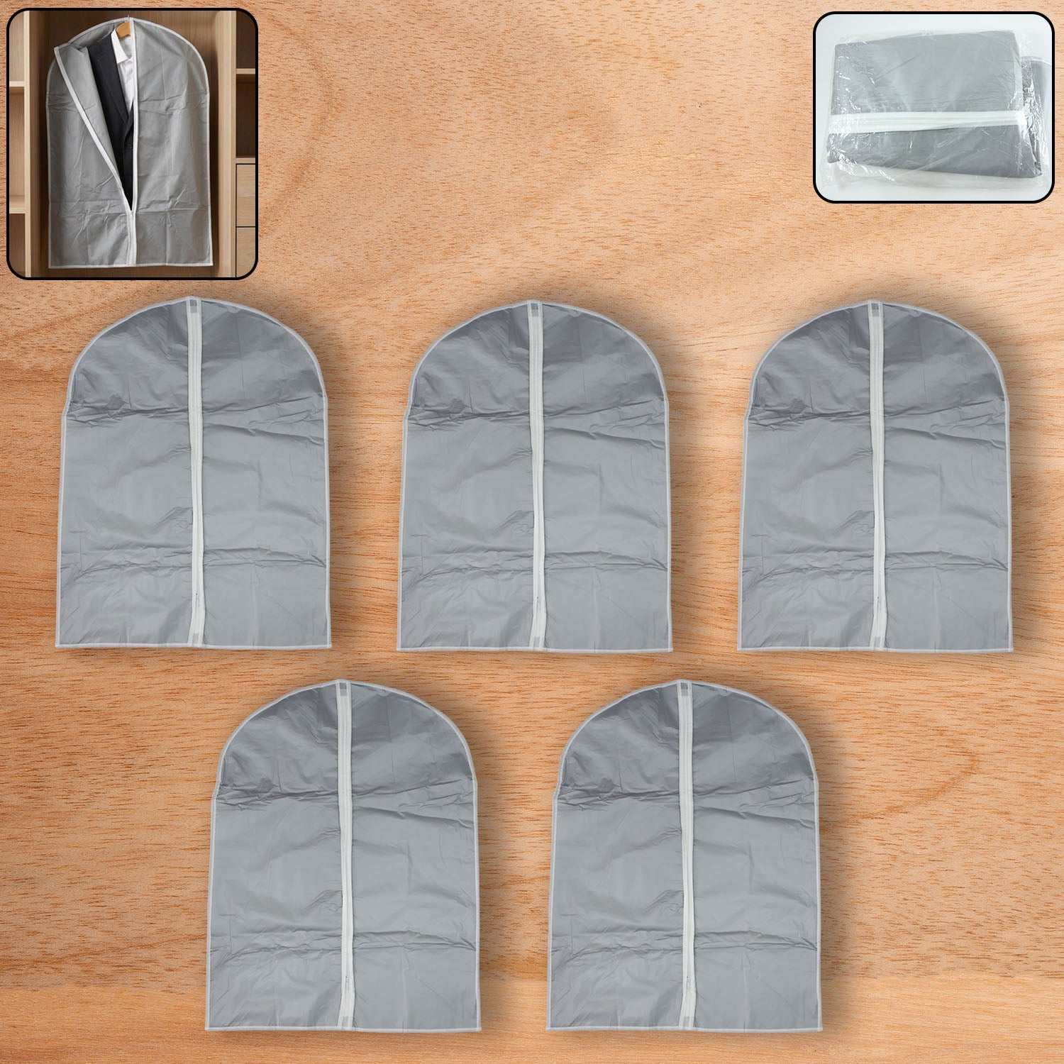 Premium Breathable Garment and Suit Covers Set