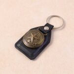 Premium Leather Finish Metal Star Emblem Keychain (1 Pc) - Image 7