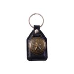 Premium Leather Finish Metal Star Emblem Keychain (1 Pc) - Image 5