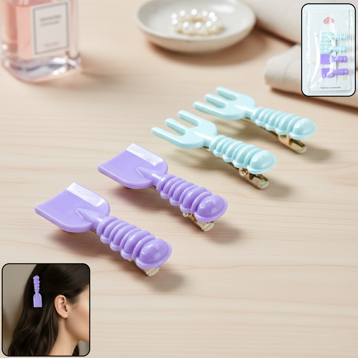 kidshairclip-WOSKU-01.png Pack of four cute mini tool-shape decorative hair clips