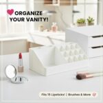 Makeup Organiser Cosmetic Makeup Lipstick Storage Box (1 Pc) - Image 4