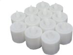 Festival Decorative - LED Tealight Candles, Diwali (White, 24 Pcs) - Image 4