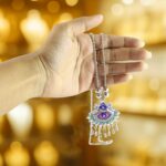 Elegant Traditional Oxidised Temple Motif Long Necklace (1 Pc) - Image 4