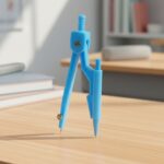 Premium Kids Plastic Drawing Compass Geometry Set (1 Set) - Image 3