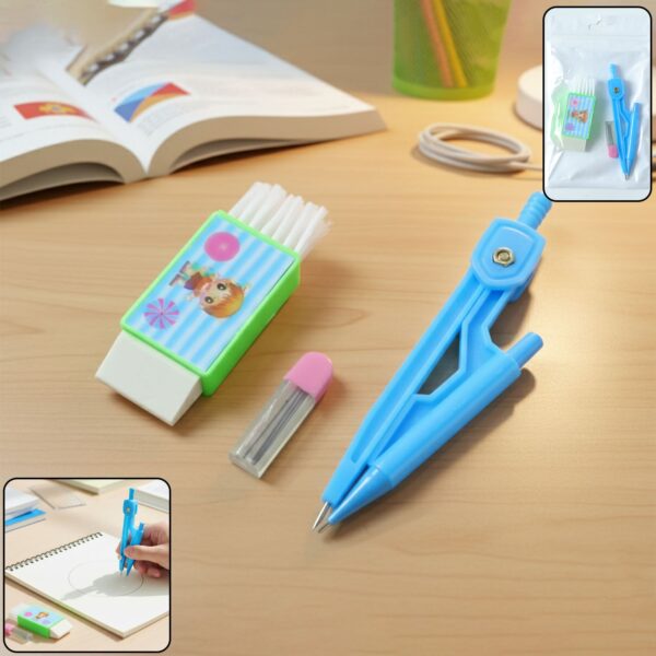 Kids Plastic Drawing Compass Geometry Set