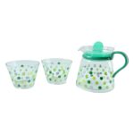 Elegant Glass Tea Pot with Matching Cups Set (1 Set) - Image 5