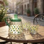 Elegant Glass Tea Pot with Matching Cups Set (1 Set) - Image 8