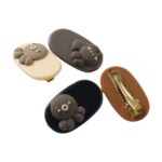 Cute Cartoon Bear Design Hair Clip Set (4 Pc) - Image 5