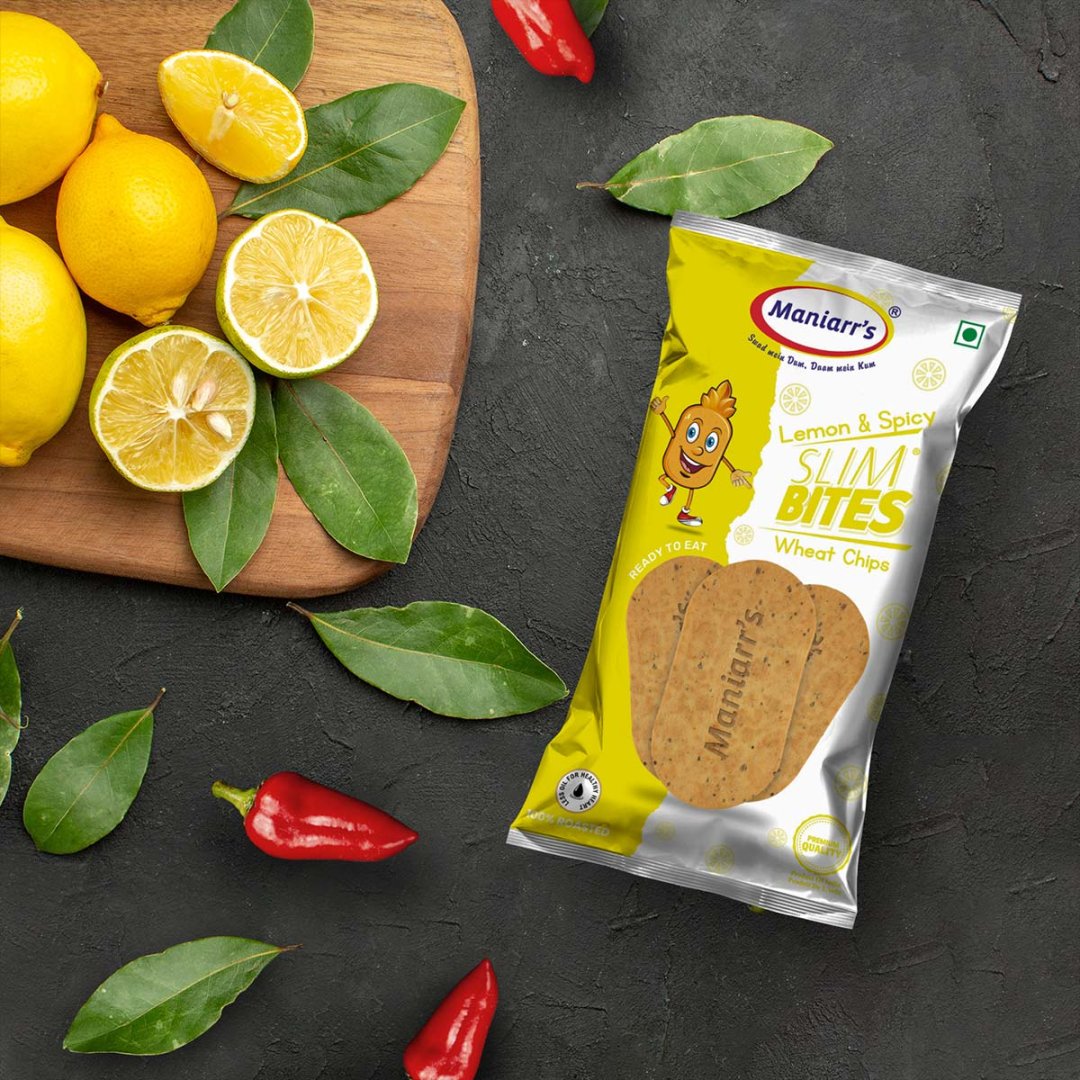 Maniarr's Lemon and Spicy Khakhra Mini Slim Bites 58g