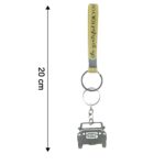 Stylish Dual-Keyring Metal Car Keychain Set (1 Set) - Image 6