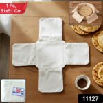 Pure Cotton Roti Mate Cloth, Round roti Cover (51 × 51 Cm, 1 Pc) - Image 2