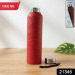 Red Alpha Pro Classic Stainless Steel Water Bottle 1000 ML ,Red Color - Image 2