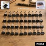 Heavy-Duty Black Binder Clips Set (19 mm, 40 Pc) - Image 2