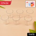 Apex Welcome Plastic Glass Set for Daily Use – Set of 6 - Image 6