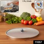 Stainless Steel Fine Mesh Food Net Cover Lid – 8 Inch - Image 2