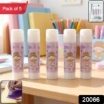 Cartoon-Themed Solid Glue Stick Pack of 5 - Image 2