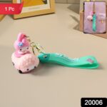 Cute Cartoon Character Silicone Keychain (1 Pc) - Image 2