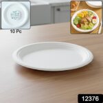 Vegnar Disposable Round Food Serving Plate (10 Pc) - Image 2