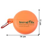 Plastic Round Multi-Purpose Empty Storage Box with Keychain (1 Pc) - Image 7