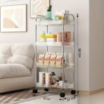4 Layer Multipurpose Storage Trolley with Wheels - Image 6
