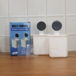 Wall Mounted Plastic Toothbrush Holder with Adhesive Installation (2 Pc) - Image 9