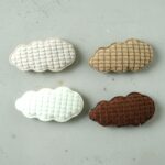 Premium Padded Cloud Shape Hair Clips Set (4 Pc) - Image 7