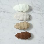 Premium Padded Cloud Shape Hair Clips Set (4 Pc) - Image 8