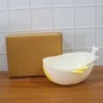 Plastic Rice Pulses Fruits Vegetable Noodles Pasta Washing Bowl and Strainer (2 Pc) - Image 10