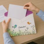 Mix Design A4 Printed Document Folder with Decorative Button Closure (1 Pc) - Image 5