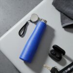 Classic Stainless Steel Water Bottle Blue Color (1000 ML, 1 Piece) - Image 4