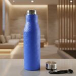 Classic Stainless Steel Water Bottle Blue Color (1000 ML, 1 Piece) - Image 8