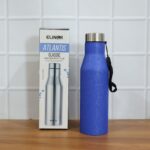 Classic Stainless Steel Water Bottle Blue Color (1000 ML, 1 Piece) - Image 9
