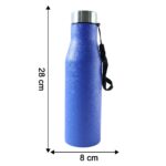 Classic Stainless Steel Water Bottle Blue Color (1000 ML, 1 Piece) - Image 6